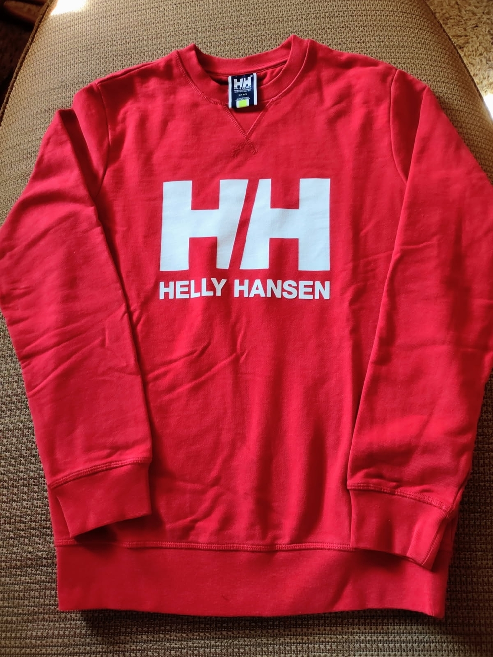 Women's Helly Hansen Bright Red Crew Sweatshirt with White HH Logo
